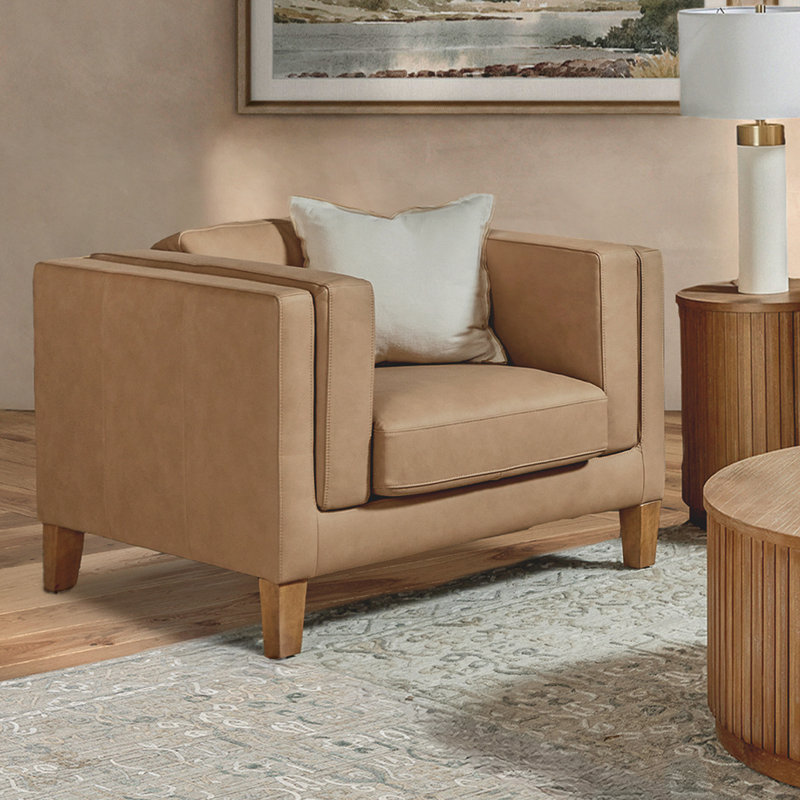 Fauteuil Arloine, Brun