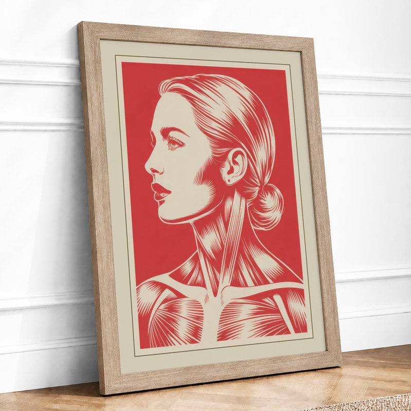Study in Structure Modern - Framed Print, A1 - 84.1 x 59.4 cm, Oak