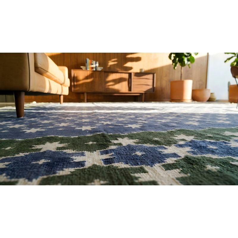 Tapis antique antique en coton tissé à plat à motif géométrique indien Dhurrie