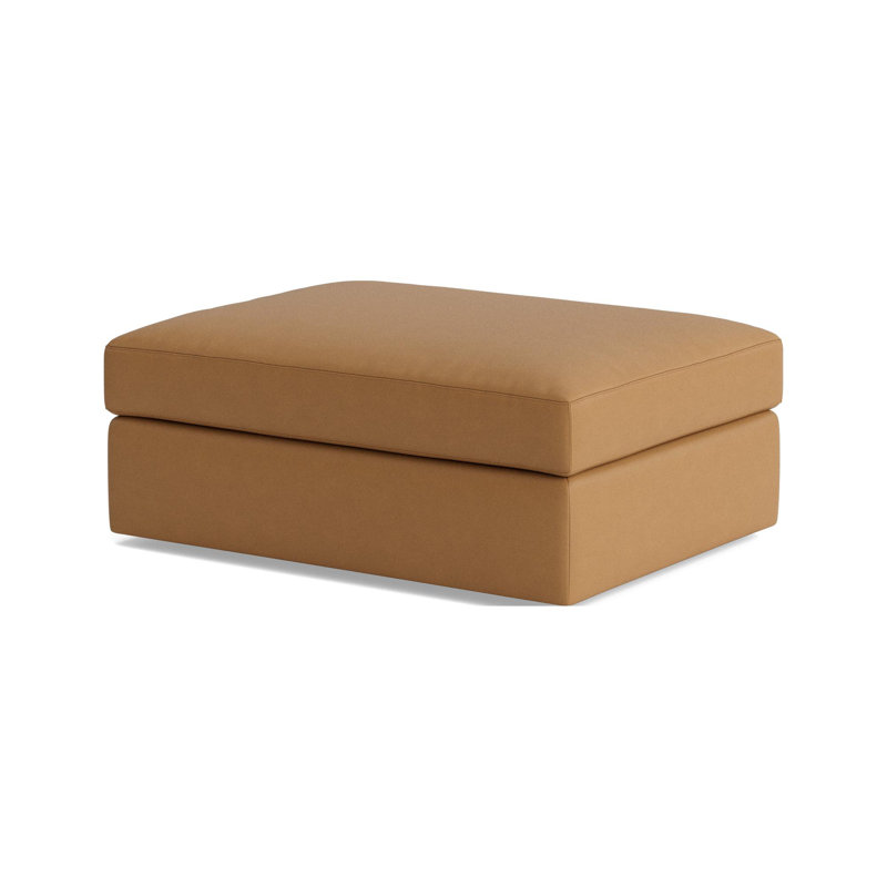 The OG Ottoman, Leather - Butterscotch
