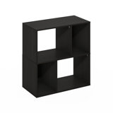 Dubinska 4-Cube Irregular Cubes Bookcase, Bookshelf, Storage Organizer, Espresso