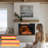 28 in. Electric Fireplace Insert with Trim Kit, Realistic Log, Overheat Protection, 750/1500W, Adjustable Flame Speed-129523616