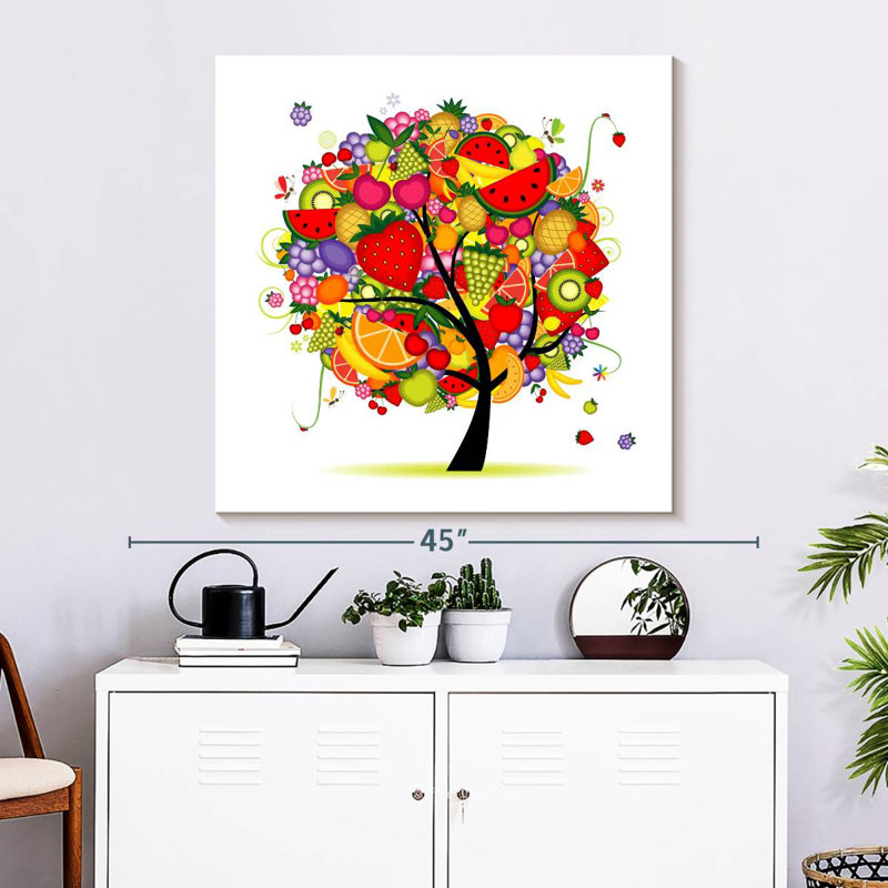 Harnek arbre de fruits abondants, H 33 po x l 33 po