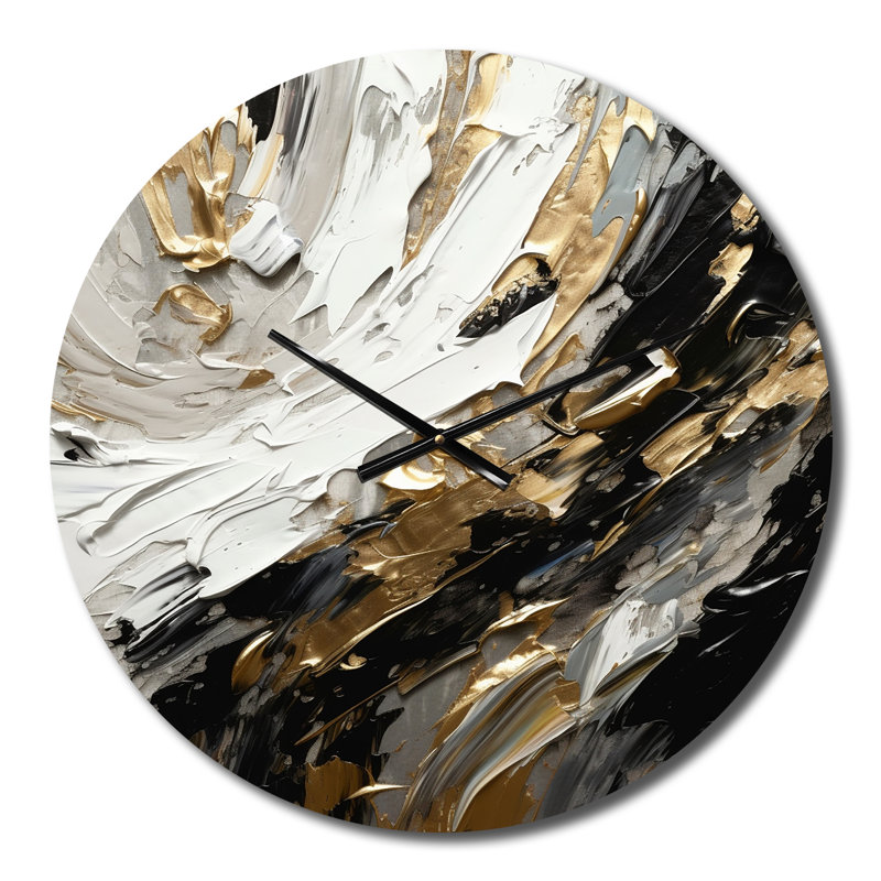 Horloge murale en métal exquise Darling, Petit