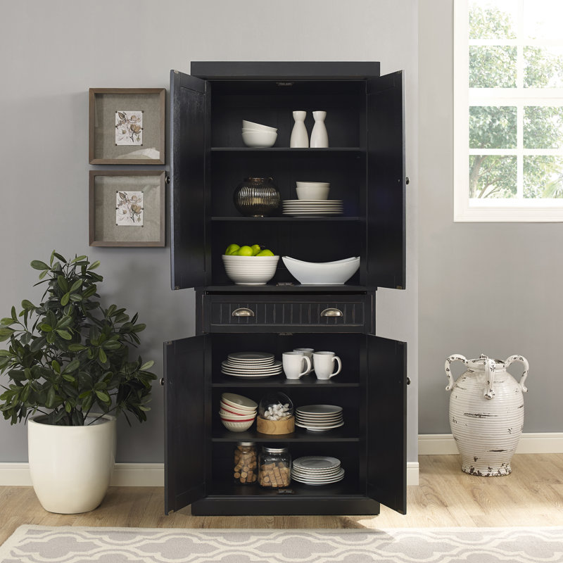 Garde-manger 72" Seaside, Noir