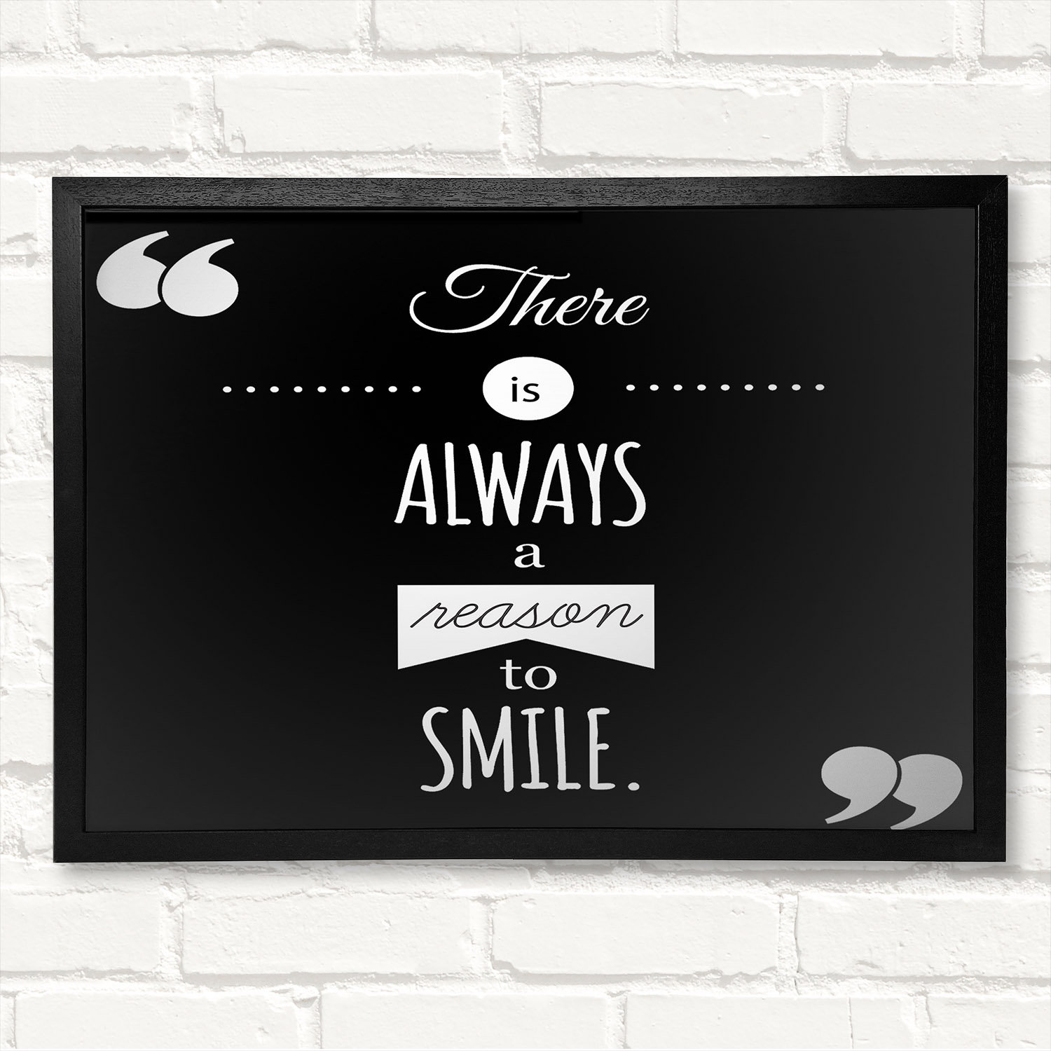 happy-larry-there-is-always-a-reason-to-smile-framed-print-wayfair-co-uk