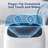 Kloudic Small 30oz Dehumidifier for home, 3600 Cubic Feet(1000 Sq.ft/3hour), Portable Dehumidifiers for Indoor Rooms, White-125475579-125361306