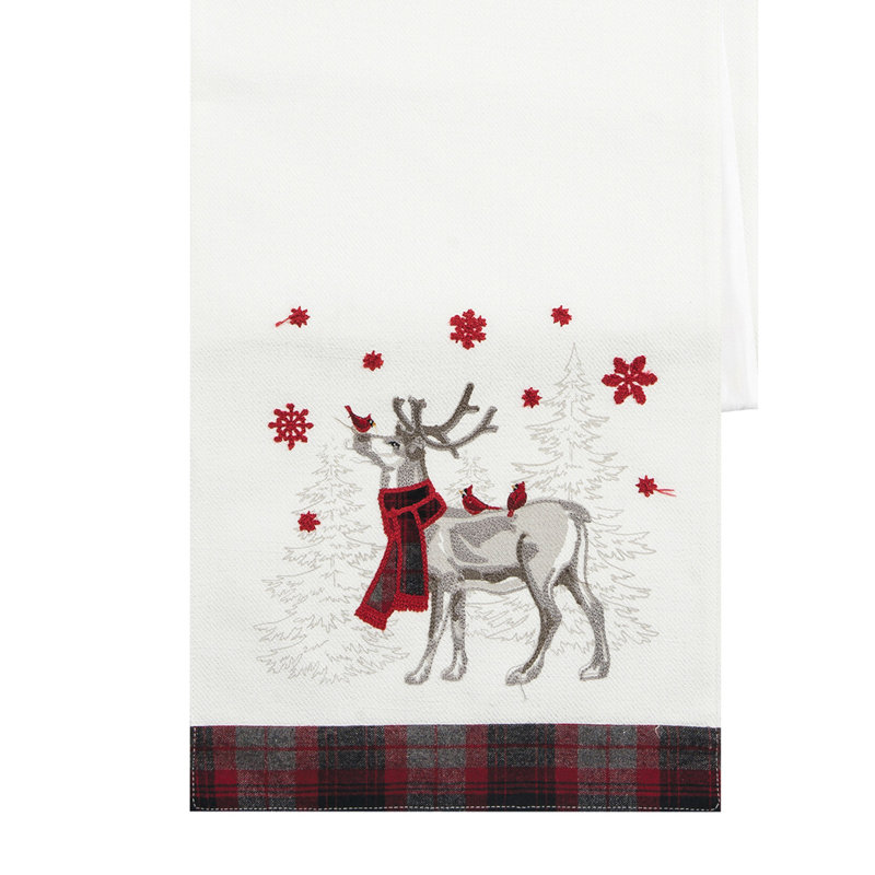 Frosty Deer Table Runner