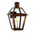 Bourbon Street Style 21” Standard Bracket Electric Copper Lantern with Tempered Glass-2069153267