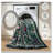 Floral 4X6 Washable Area Rug, Vintage Soft Boho Non-Slip Indoor Floor Carpet, Stain Resistant Large Rug For Living Room Bedroom Dining Room Farmhouse Nursery Hallway Home Office, Dark Green-1936644670-1936644663