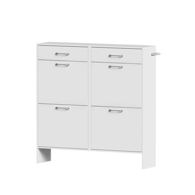 24 Pair Shoe Storage Cabinet