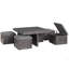 Table basse 38 "avec tabourets de rangement-1604354332