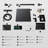 Male NPT Bathtub Shower Faucet Set, Waterfall Tub Faucet With 12Inch Matte Black Rain Shower Head System