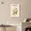 «David's Delicate Flowers», affiche d'art rétro sur toile par Art Remedy