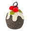 Nicola Spring - Christmas Door Stop - 19 x 28cm - Pudding