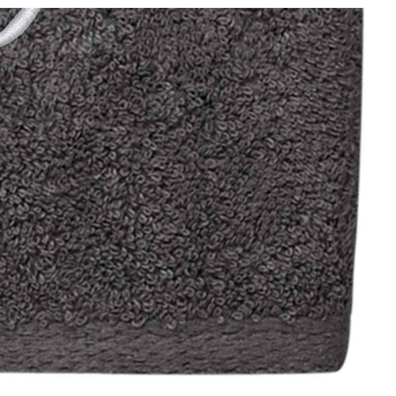 Winston Porter Granite/Silver Script Monogram Hand Towel Letter J