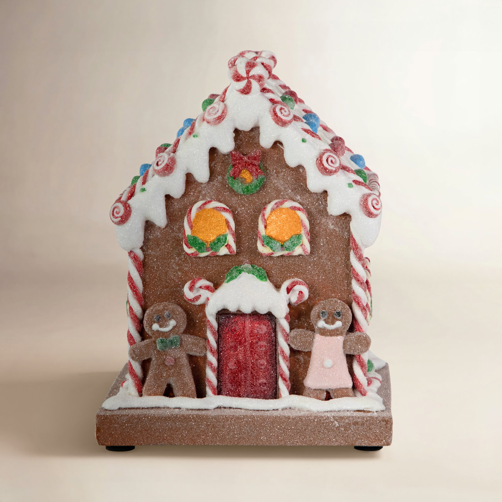 Lighted Gingerbread House