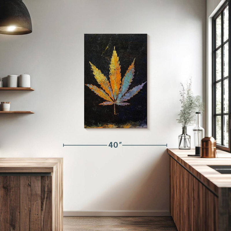 Cannabis, 36" H x 24" W