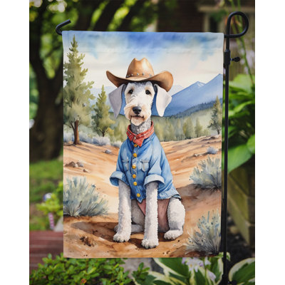 Drapeau Cowboy Welcome Garden