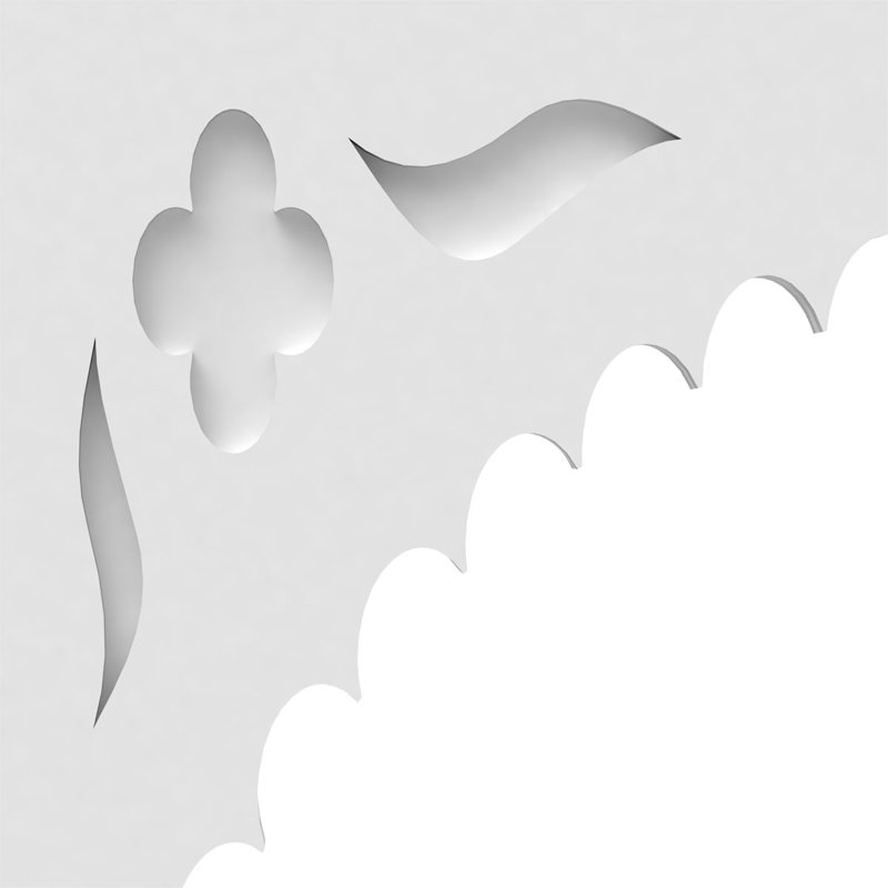 Corbeau en PVC de qualité architecturale Wellington, H 20 po x l 20 po x P 1,875 po