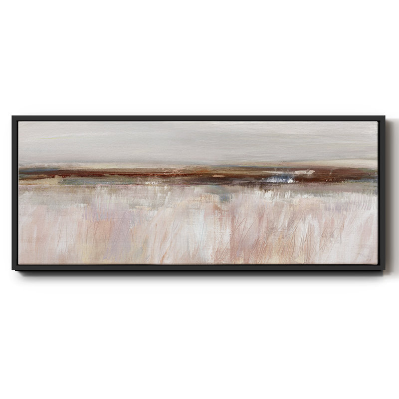 Guilded Field- Framed Canvas, 20" H x 50" W