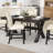 Anubis Solid Wood Base Dining Table