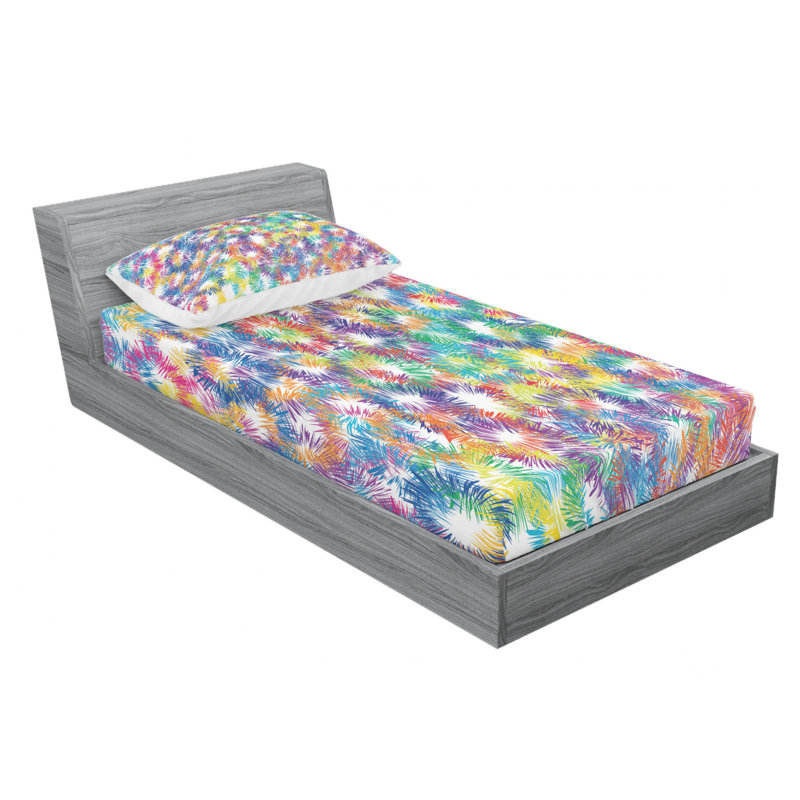 Microfiber Sheet Set, Twin Sheet Set with Fitted Sheet