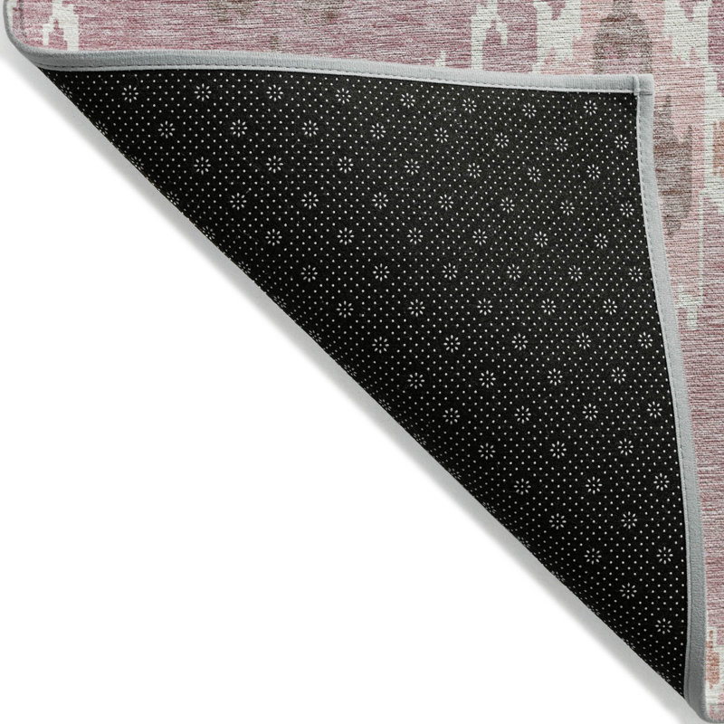 Tapis ivoire lavable intérieur / extérieur 10 pi x 14 pi Ikat