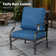 Akadian 9 - Person Patio Conversation Set with 2 Swivel Lounge Chairs