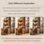 Armoire de coin de style nordique 67,72 po, canapé de salon avec tiroir, tablette de rangement et rangement