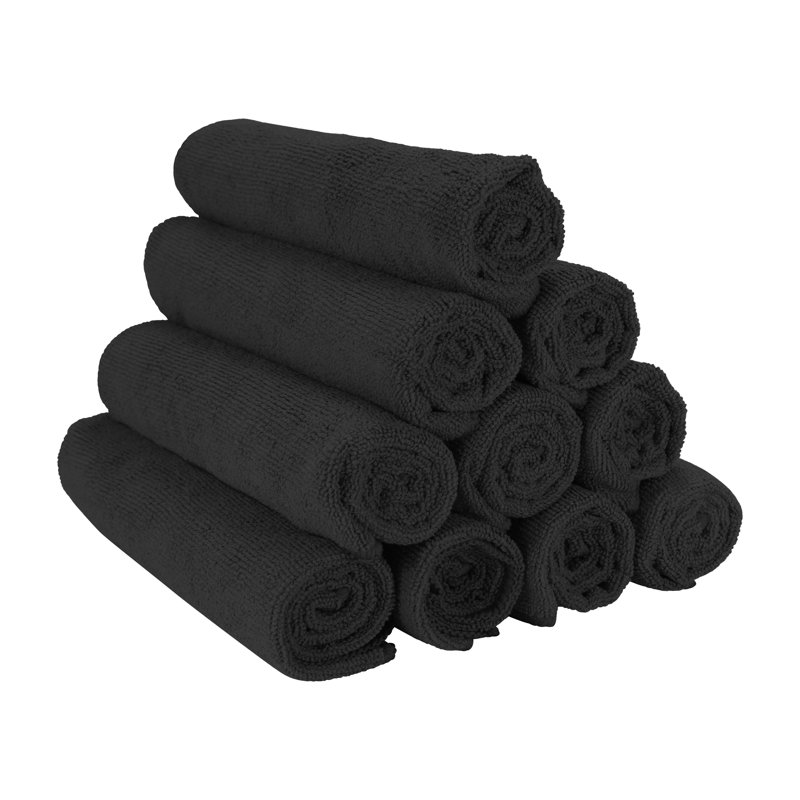 SmartChoice MF Hand Towel 16x27 Black (12/Pack)