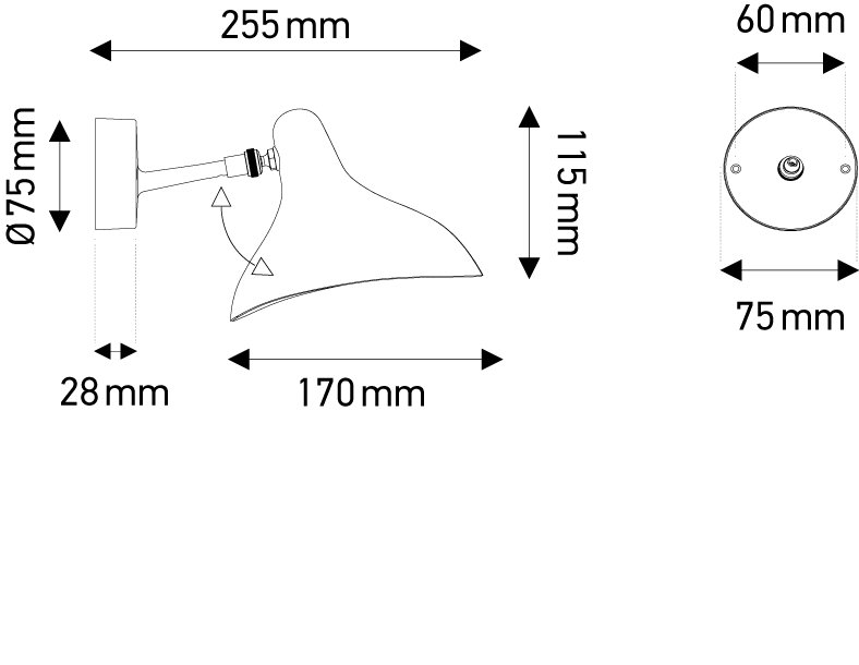 Mantis 1 - Light LED Swing Arm