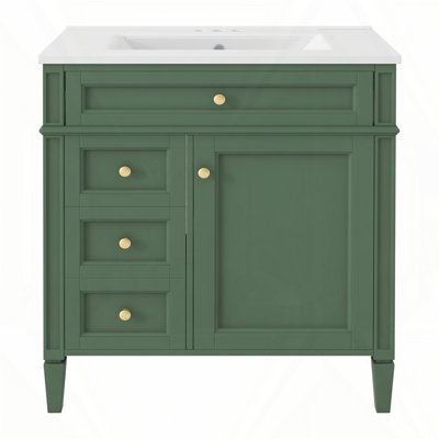 Meuble-lavabo de 30 po avec lavabo supérieur