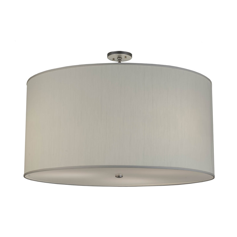 Fabric Semi Flush Mount