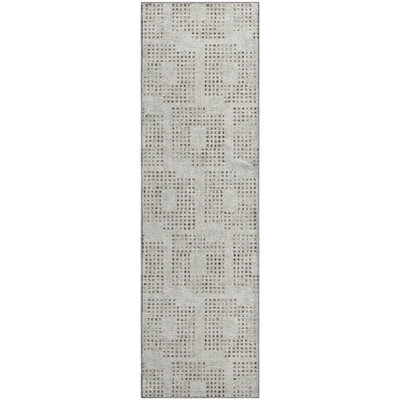 Premium Machine Washable Mayfield AMF33 Geometric Rug