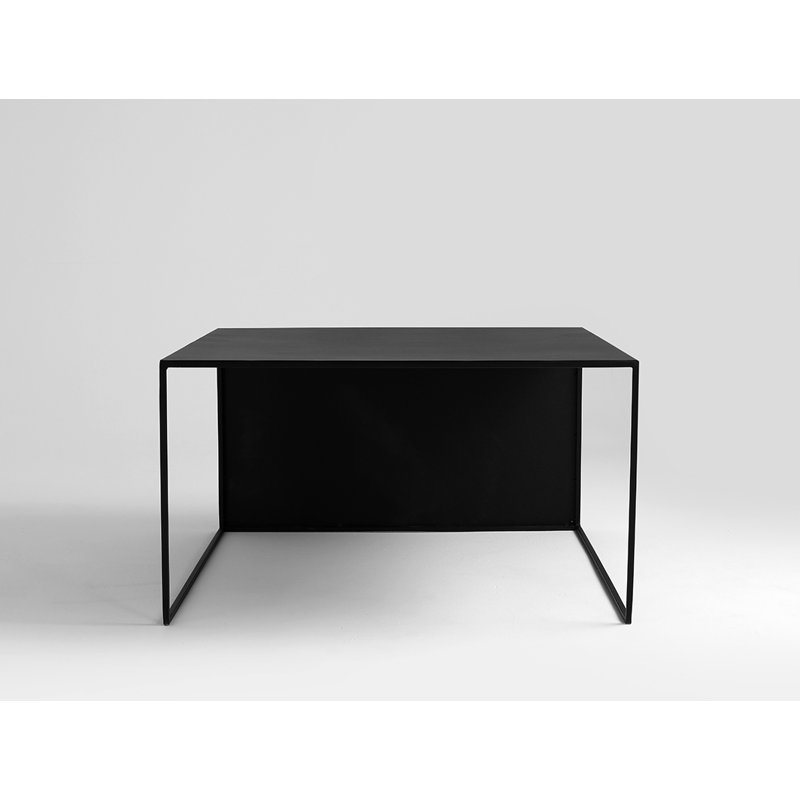 Rabia Frame Coffee Table, Black, H45 x L80 x W80cm