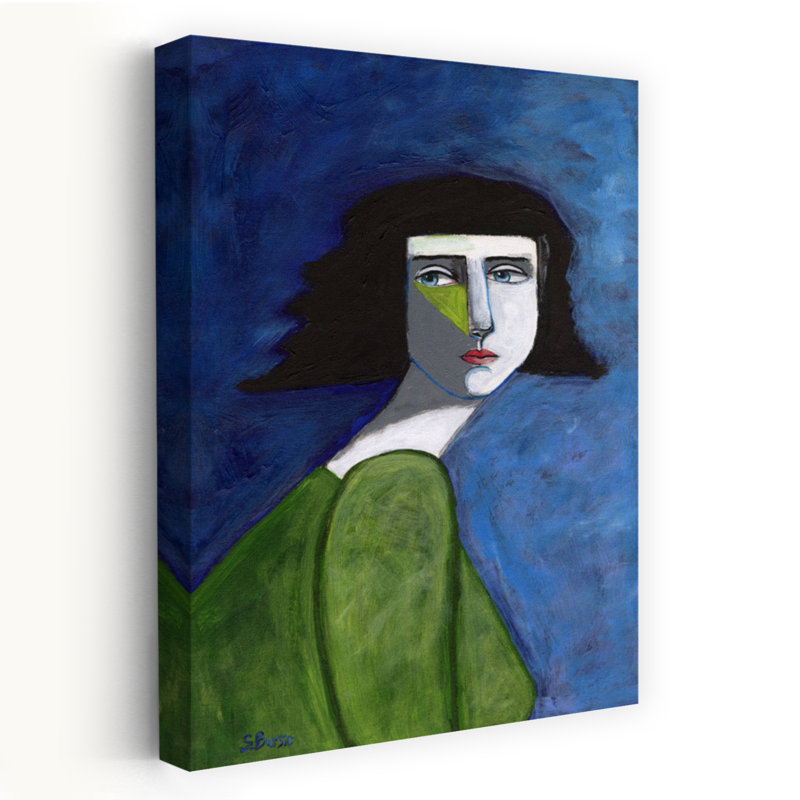 Art contemporain contemporain abstrait, H 12 po x l 8 po