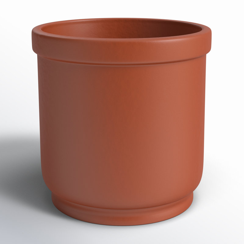 Pot de fleurs en terre cuite Privet, H 6 po x l 7 po x P 7 po