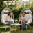 Oversized 360° Swivel Rattan Egg Chair for Adult, Indoor Outdoor Patio Large Wicker Egg Chair with Overstuffed Cushions, 500lb Weight Capacity, Natural Rattan with Cushion-551631623-551631617
