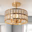 3 - Light Drum Chandelier