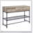 Brantley Oak & Sandy Gray Finish Sofa Table With Durable Metal Base And Stylish Design For Modern Living Rooms