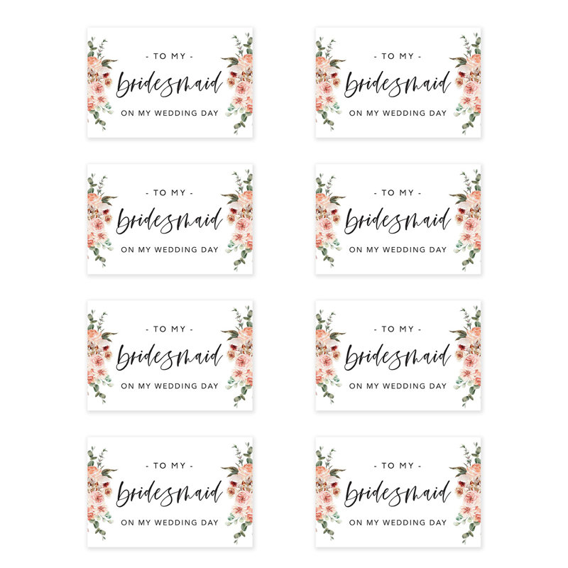 Ensemble de cartes-cadeaux de mariage avec enveloppes