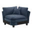 Fauteuil d'angle rembourré en forme de V avec coussins de 35 po-2020869296