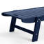 Chaise longue d'extérieur inclinable en poly avec roues et porte-gobelet Brighton (ensemble de 2)-120837544-120881935