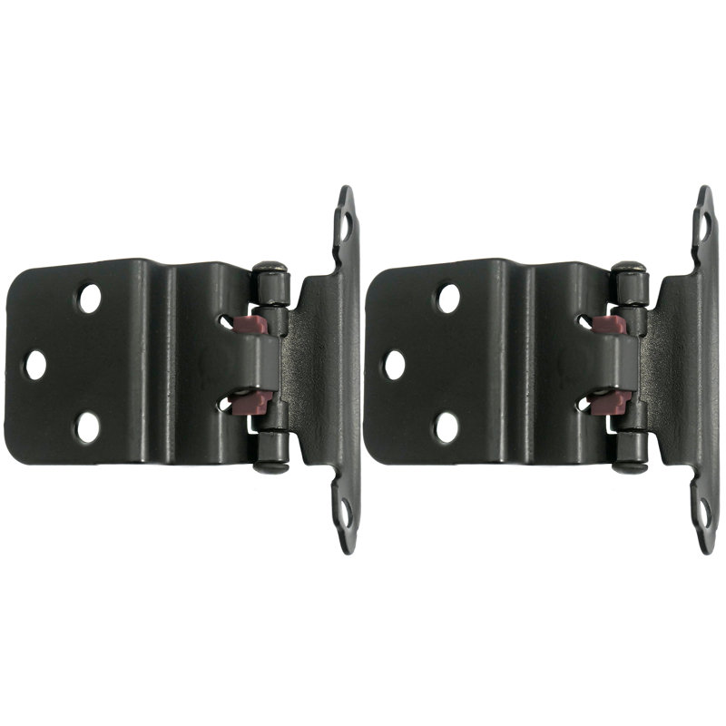 Self-Closing Inset Hinge, 25, Matte Black