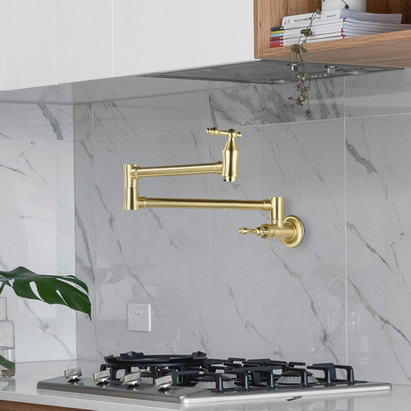 Dilon Kitchen Faucet, Brushed Gold