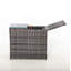 Midland Rectangular Outdoor Side Table , 60cm cm W 37cm cm D-37852309