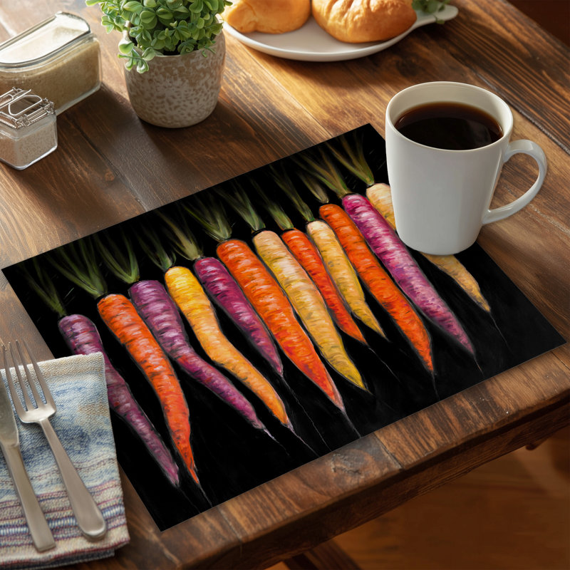 Napperon Carrots Variétés - Mauve
