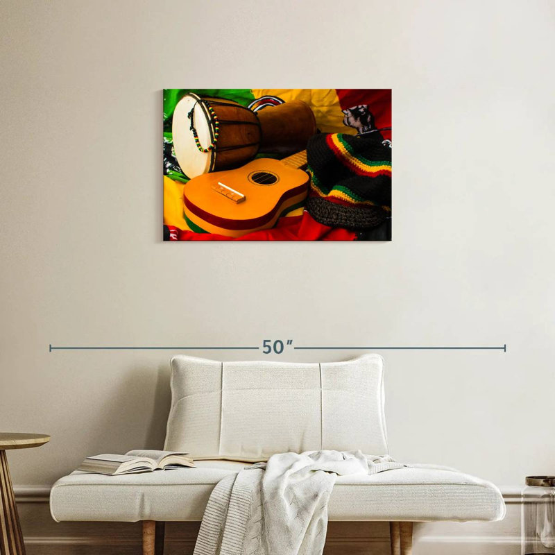 Abarca Reggae Instruments, 20" H x 30" W