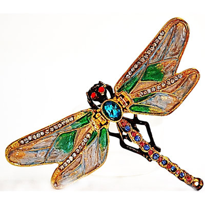 Dragonfly Metal Decorative Box